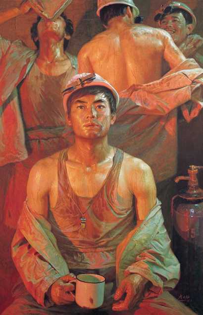 广廷渤 1981年作 《钢水·汗水》